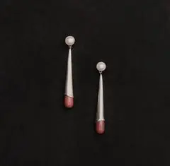 Sophie buhai パール レッドジャスパー ピアス 925 シルバー - メルカリ