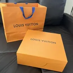 【空箱・紙袋】ルイヴィトンギフトボックス　オレンジ
