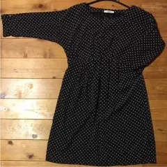 ナチュラルビューティーベーシック 七分袖ワンピース