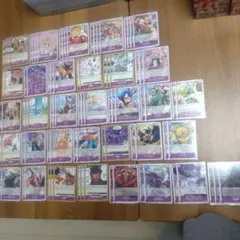 ワンピースカード　紫デッキUCカードまとめ売り