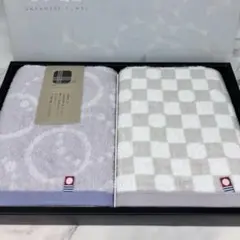 【新品未使用】今治タオル 糸物語 フェイスタオル 2枚セット 日本製 綿100％