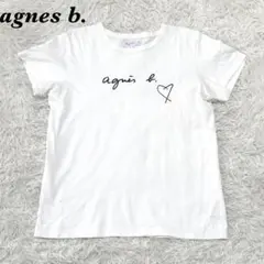 agnes b Tシャツ 2 ホワイト ハート