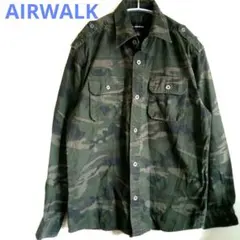 AIRWALK 　迷彩柄ミリタリーシャツ　丈夫な綿100% Mサイズのサムネイル