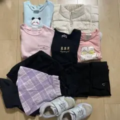 130cm 女の子 まとめ売り 11点　くつ22.0cm