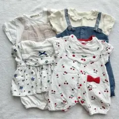 ベビー ロンパース スタイ セット まとめ売り 70〜80 夏 子ども服 子供服のサムネイル