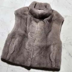極美品✨コペンハーゲン サファイアミンク ベスト ジレ なめし柔らか◎