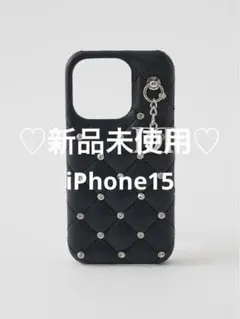 Darich キルティングビジューDDチャーム ケース iPhone15のサムネイル