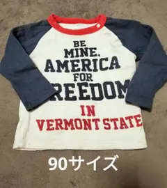 ⭐150円 アメリカンデザイン 長袖 90cm