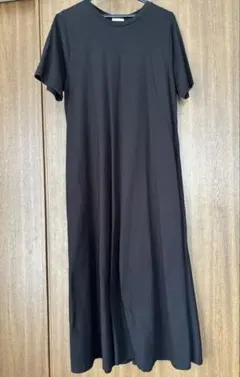半袖 ロングワンピース フレアスカート