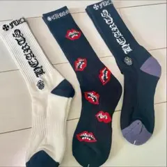 新品未使用品　クロムハーツ　靴下　ソックス 　2足セット Chrome Hearts - CHROME HEARTS クロムハーツ 靴下 ソックス