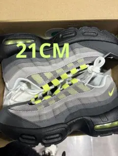 NIKE AIR MAX 95 S (PS) BLACK/NEON YELLOW