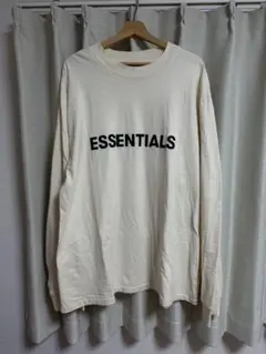 ESSENTIALS ロングスリーブ　XL クリーム