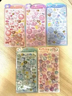 【正規品】 サンリオベビー うるちゅるポップシール 5枚セット