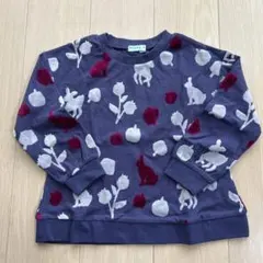 kakka kids カットソー トレーナー 120 ネイビー