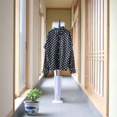 80s〜90s Polka Dot Long-Sleeve Shirt