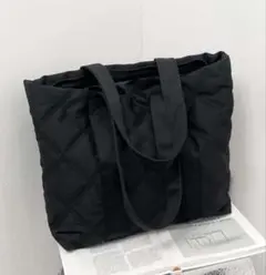 大容量　a4入る キルティング　トートバッグ　肩掛け　人気　春