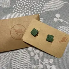ジビエ レザー イヤリング
