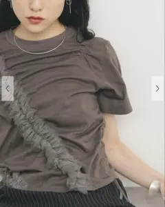 KBF シャーリングフリルTEE