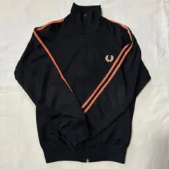 FRED PERRY／ポルトガル製　ワッペン刺繍　ブラック／トラックジャケット