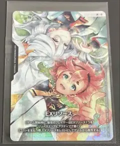 ガンダムカードゲーム EXリソースカードのみ スレッタ＆ミオリネ
