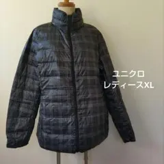 UNIQLO 울트라 라이트 다운 재킷 レディースXL チェック