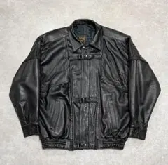 vintage gimmick lether bomber jacket
