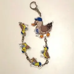 北海道日本ハムファイターズ カルガモ隊 アクリルキーホルダー 5個セット