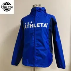 アスレタ◆ジップアップ パーカー ◆ブルー Mサイズ