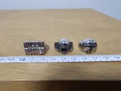 メンズリングセット シルバージュエリー新年未使用です。バラ売り可能です