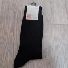 【新品未使用】ヒートテックブラックソックス 27-29cm