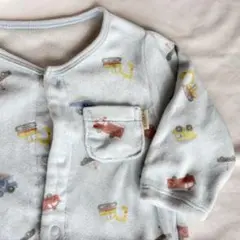 アプレレクール ベロア総柄ロンパース 70 カバーオール 美品