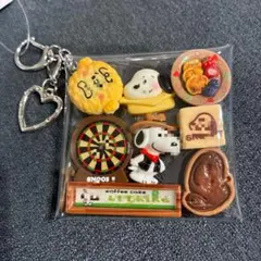 ★ガチャ詰めミニポーチ★スヌさんカフェ風★