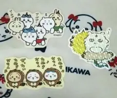 ちいかわ/スマホに貼れるサイズのステッカー3枚
