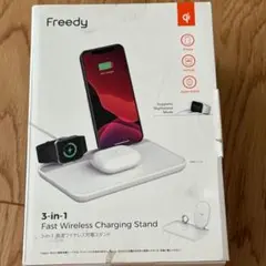 3 in 1 ワイヤレス充電器　スマホ　イヤホン　スマートウォッチ充電