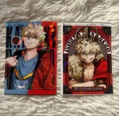 僕のヒーローアカデミア　最強ジャンプ1月号　ホログラムステッカー　爆豪勝己　2枚