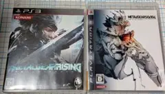 2本セット PS3 メタルギアライジングリベンジェンス + メタルギアソリッド4