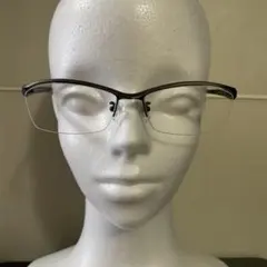 JINS 度無しのスクエアメガネ