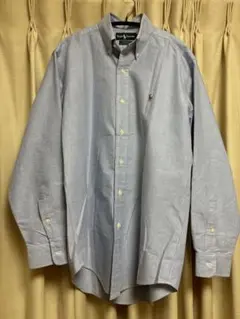 極美品　ラルフローレンボタンダウンシャツ　OXFORD ブルー