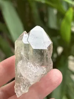 インド　マニハール水晶54g. クローライト　レコードキーパー　天然石