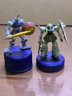 機動戦士ガンダム ボトルキャップ フィギュア 2体セット　ギャン　ザクウォーリア