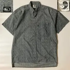 90's TOWN&COUNTRY 陰陽 柄シャツ ブラジル製 半袖シャツのサムネイル