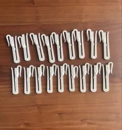 ニトリ　カーテンフック　中古品　18個