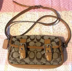 4993◯ COACH シグネチャー ショルダーバッグ - メルカリ