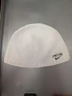ACG ホワイト ワッチ　ニット帽 Nikeロゴ