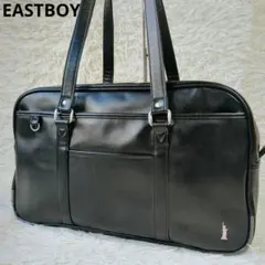 EASTBOY　イーストボーイ　スクールバッグ　ピンク女神　刺繍　黒　肩掛け