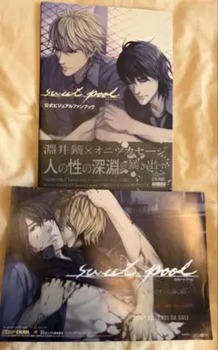 sweet pool 公式ビジュアルファンブック　チラシ付き