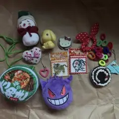 平成レトロ マスコット ぬいぐるみ ゲンガー ポケモン ヘアゴム うさぎ ちゃお