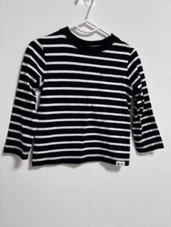処分セール　ストライプ柄 長袖Tシャツ 2歳用 95cmのサムネイル