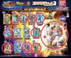 ドラゴンボール アクリルチャーム　ドッカンバトル　10種各１個
