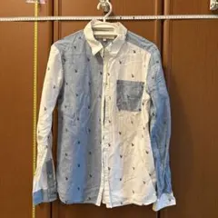 刺繍ブラウス 白 黒